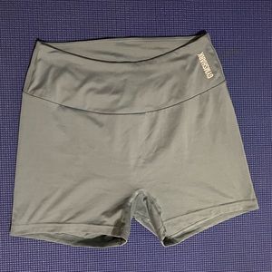 GymShark shorts light blue size large